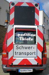 BF 3 Begleitfahrzeug bundesweite Schwerlasttransporte